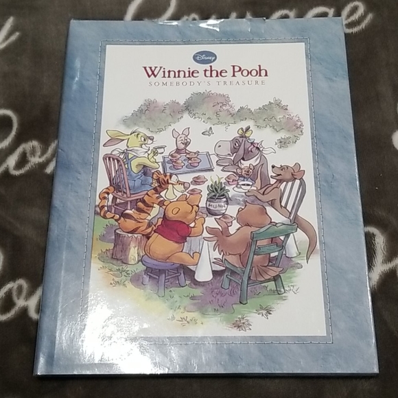 NWOT Disney Winnie The Pooh Somebody's Treasure Hardcover Book Hard Cover Book